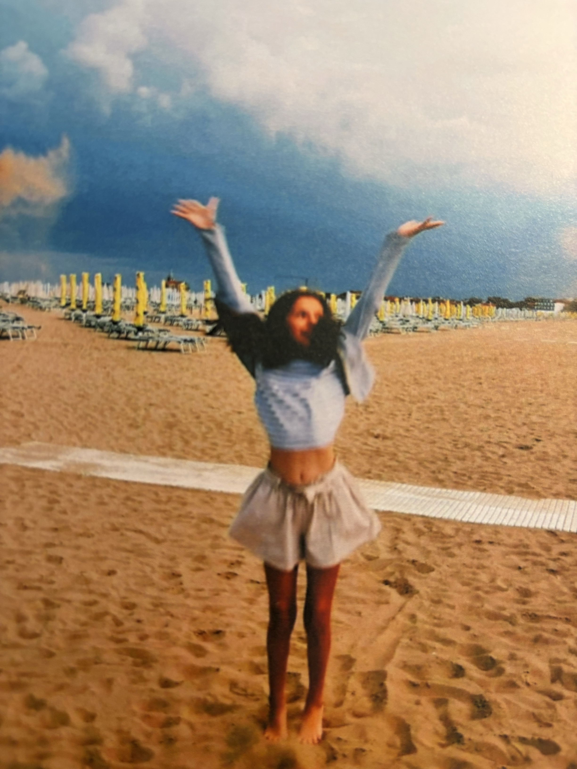 Ich als Kind am Strand
